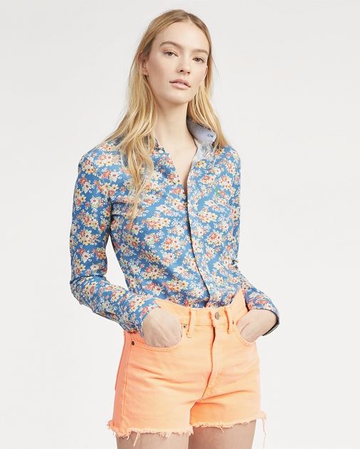 Print Knit Cotton Oxford Shirt | Ralph Lauren (US)