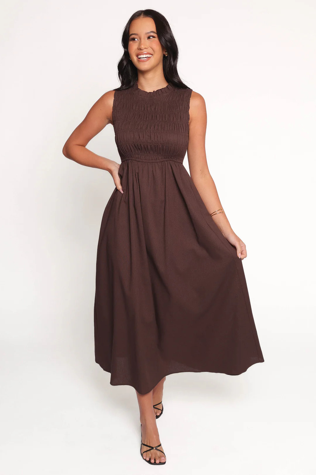 Lanna Maxi Dress - Chocolate | Petal & Pup (US)