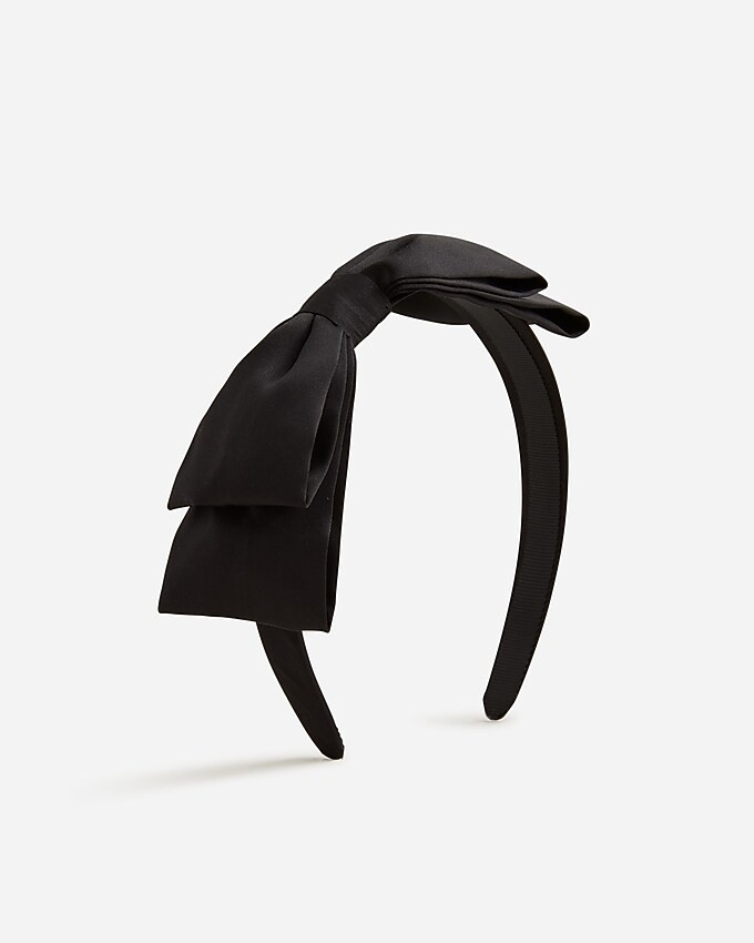 Oversized bow headband | J. Crew US
