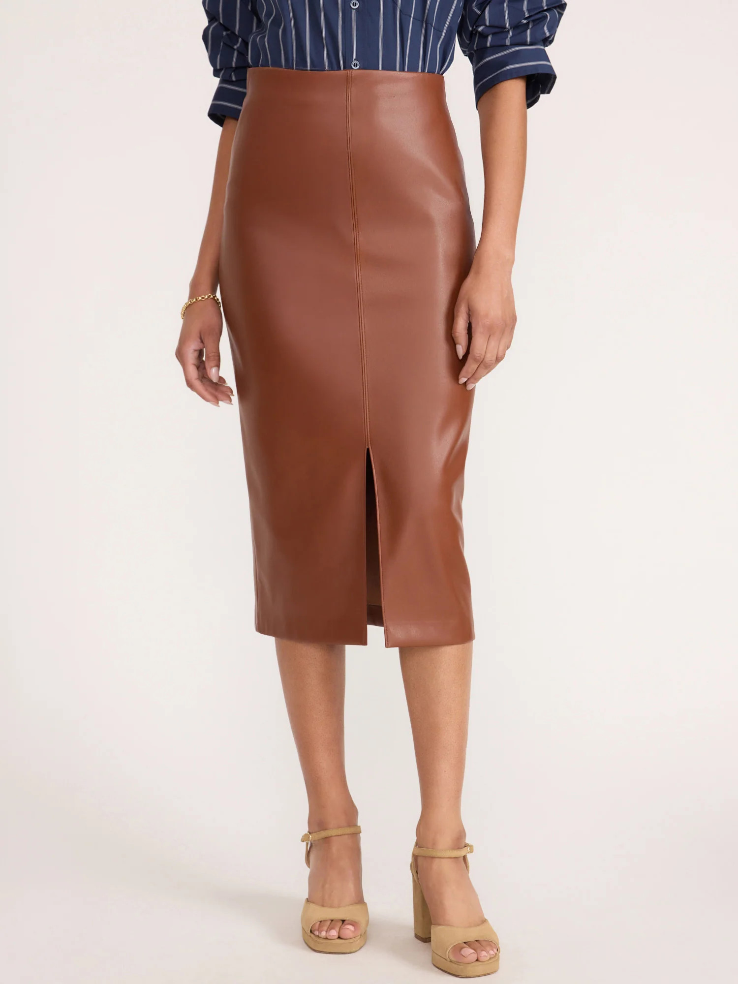 Women's Esme Skirt in Cognac | Brochu Walker | Brochu Walker