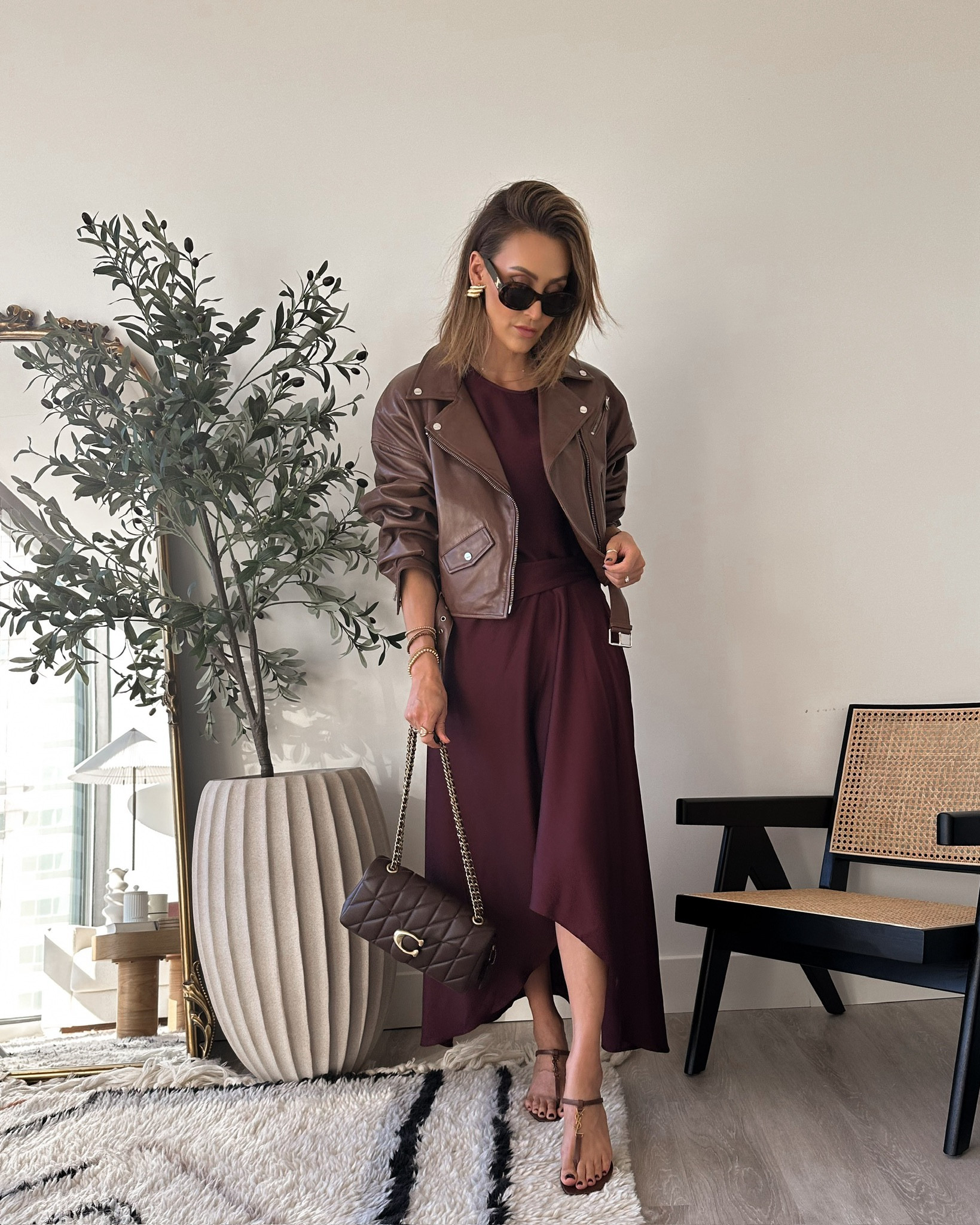 How to style a maroon dress! Love this look for transitioning into fall! Included similars in the dress! Wearing UK size 6.

#LTKSeasonal #LTKItBag #LTKStyleTip