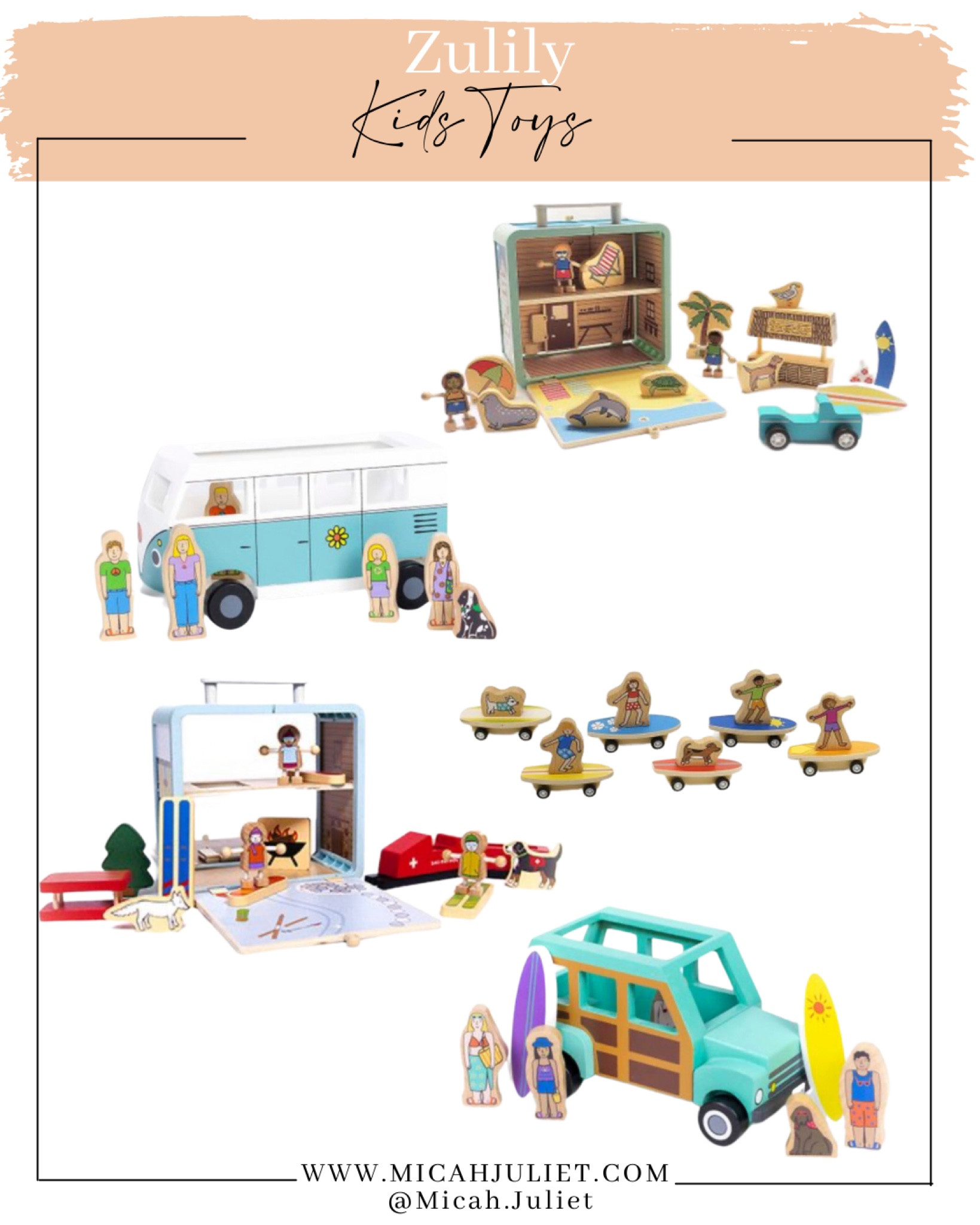 Surfer and skier kids toys. Toddler boys toys, girls toys. Wooden play Montessori. 

#LTKunder50 #LTKkids #LTKGiftGuide