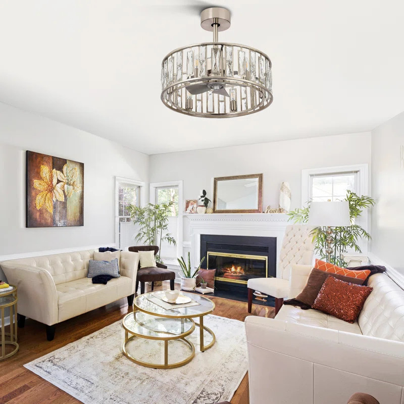 20'' Ceiling Fan with Light Kit | Wayfair North America