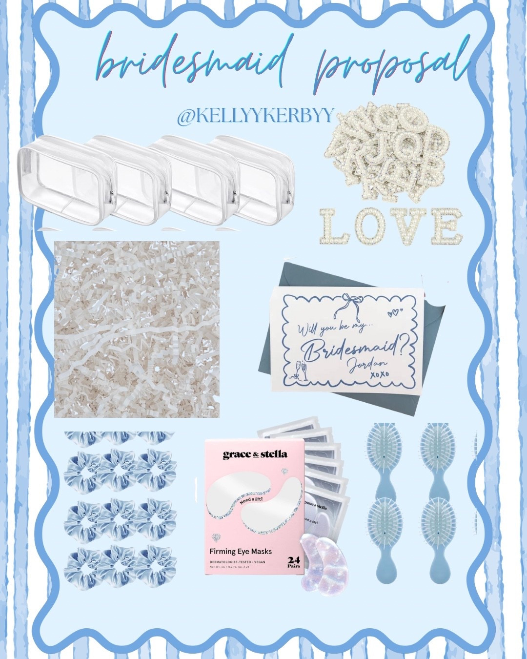 Very cute bridesmaid proposal ideas that your bridesmaids will love and use again