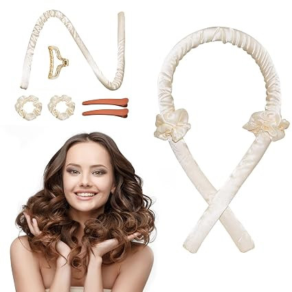 cobinaan Heatless Curling Rod Headband No Heat Hair Curlers for Long Hair Silk Curls Headband You... | Amazon (US)