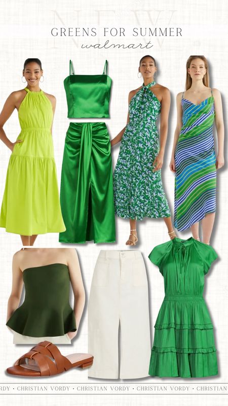 Greens for summer, Walmart, new 

#christianblairvordy 

#walmart #new #green #summer #dresses

#LTKtravel #LTKstyletip #LTKfindsunder50
