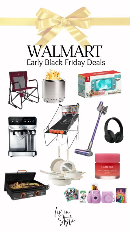 Walmart Early Black Friday Deals!! Great gift ideas!! Solo stove, espresso machine, basketball, Dyson, Nintendo Switch, black stone 

#LTKCyberWeek #LTKSeasonal #LTKGiftGuide