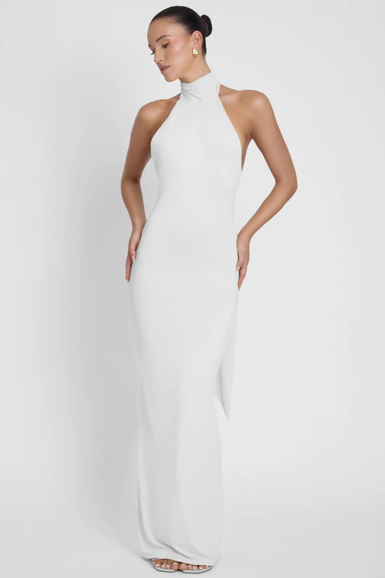 Alaia Drape Maxi Dress (Women) | Nordstrom | Nordstrom