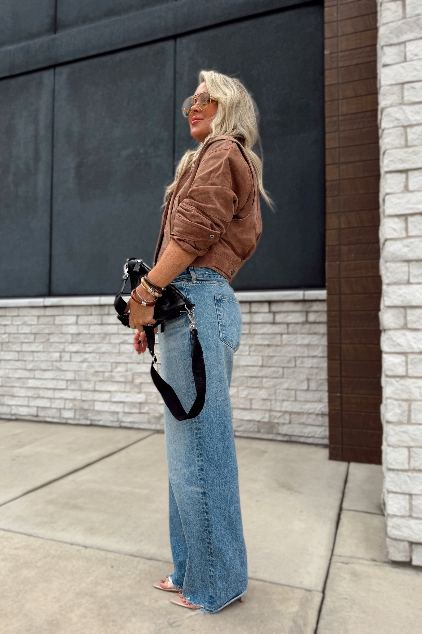 It was a good day. I’m honestly speechless over this jacket. It’s under 100 and real suede and the quality is INSANE. Two colors- size up one! It’s fabulous! 🤎🍂
Reminds me of my mom 🪽
She LOVED the smell of good suede and leather-💜🦋

#LTKootd #LTKSeasonal #LTKOver40