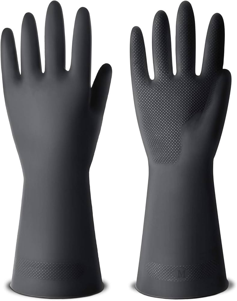 ThxToms Dishwashing Gloves, 3 Pairs Reusable Latex Cleaning Gloves for Housework, Kichen, Bathroo... | Amazon (US)