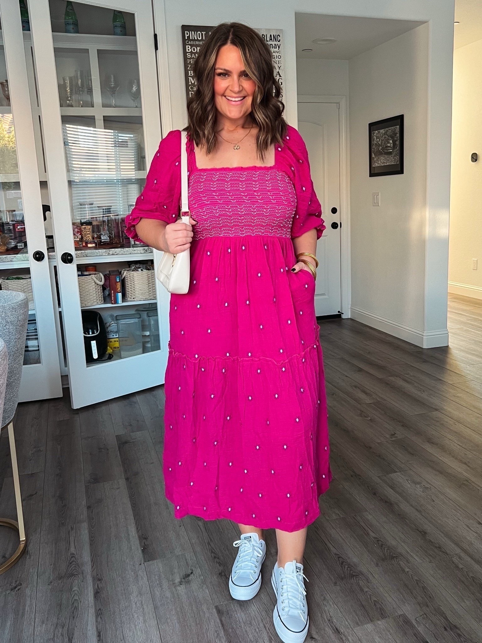 Spring transitional dress 💖

Dress, large (size up for a large bust)
Best strapless bra!
Spanx, xl (code CourtneyHxSpanx)

Dress with sleeves, weekend outfit, casual dress, dress with pockets, spring outfit, size 12, size 14, midsize, pink dress, affordable fashion 

#LTKSeasonal #LTKootd #LTKMidsize