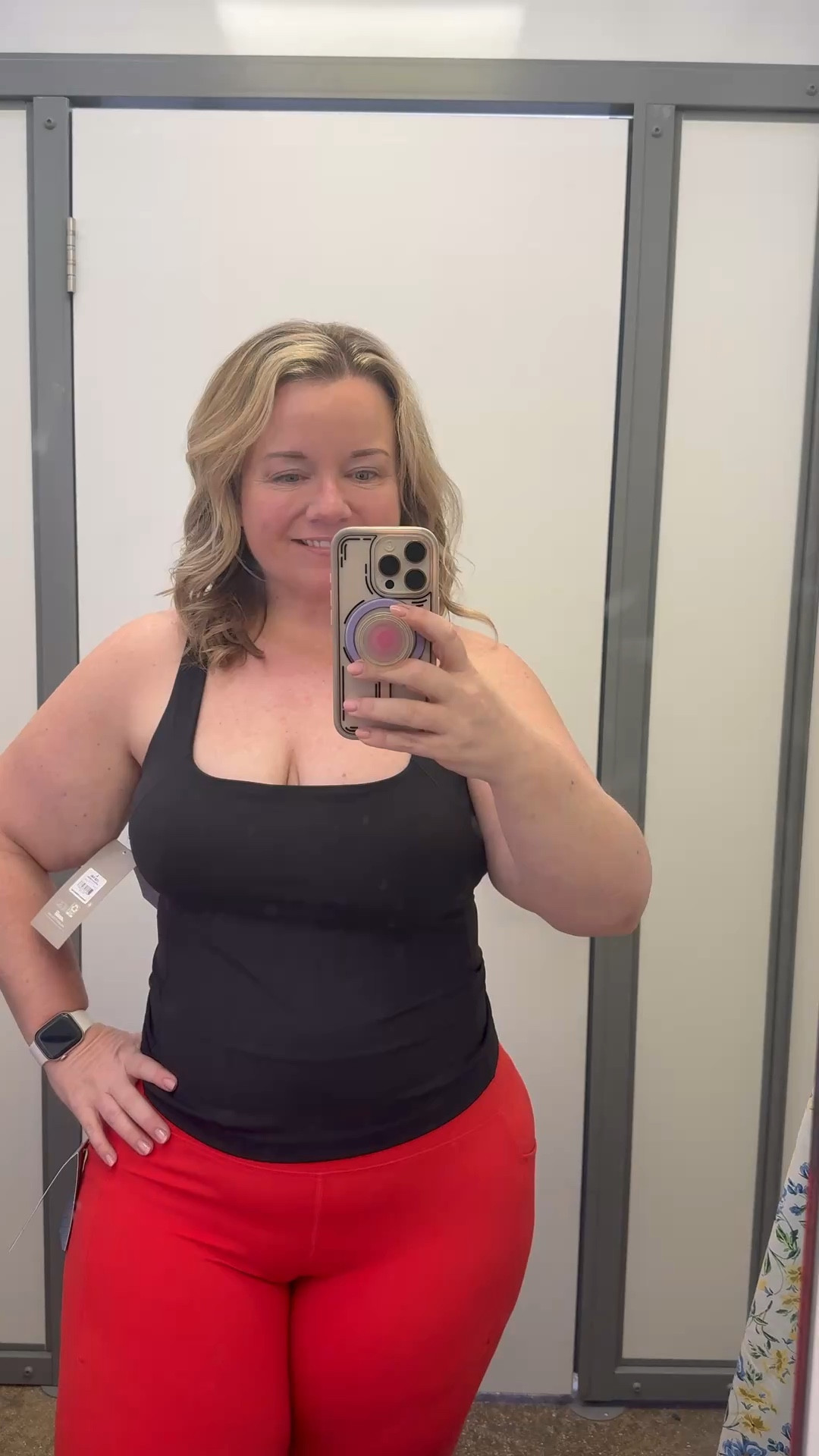 Mix and match queen. This tank is a staple and the pants are the same winner from the set. Super flattering combo and easy to rewear a million different ways.
Top: Large | Pants: XXL | 5’3 | 36DDD | 32” waist | 49” hips
#MidsizeOutfits #WalmartStyle #CurvyFashion #AffordableStyle #EverydayOutfit #GymToErrands #RealLifeStyle #SizeInclusiveFashion #OOTD #WalmartClothing 

#LTKMidsize #LTKActive #LTKfitnessgoals