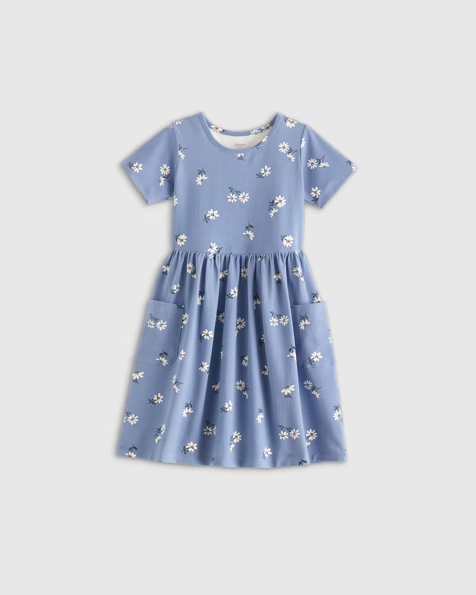 Organic Cotton Fit and Flare Pocket Dress - Toddler Girl | Quince