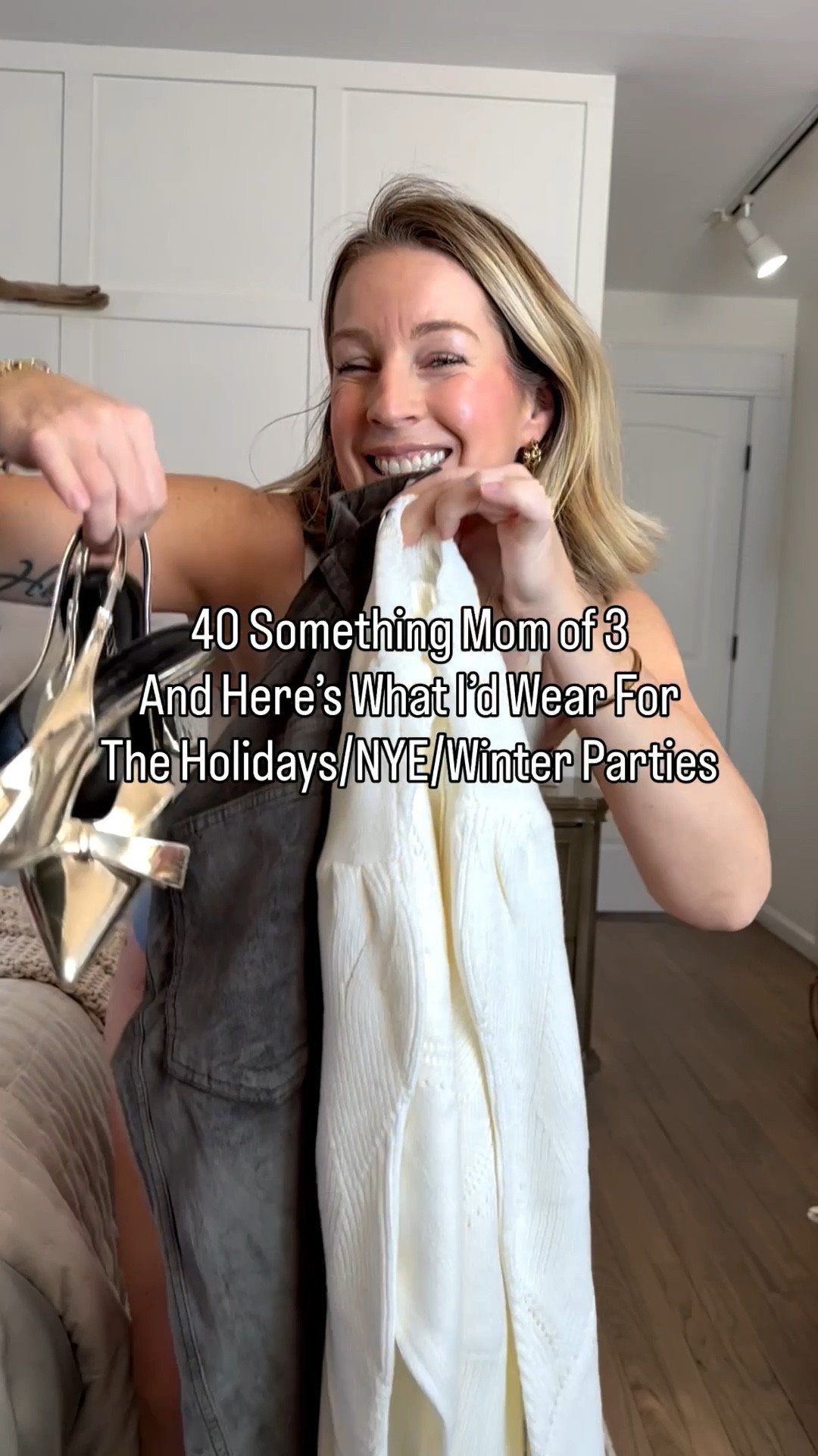 Loved this fun little outfit. Cozy and fun! Medium cardigan and I love the scallop detail. The pants are tts; I’m in an 8. The green velvet is subtle and stunning!! 

#LTKootd #LTKgrwm #LTKHoliday