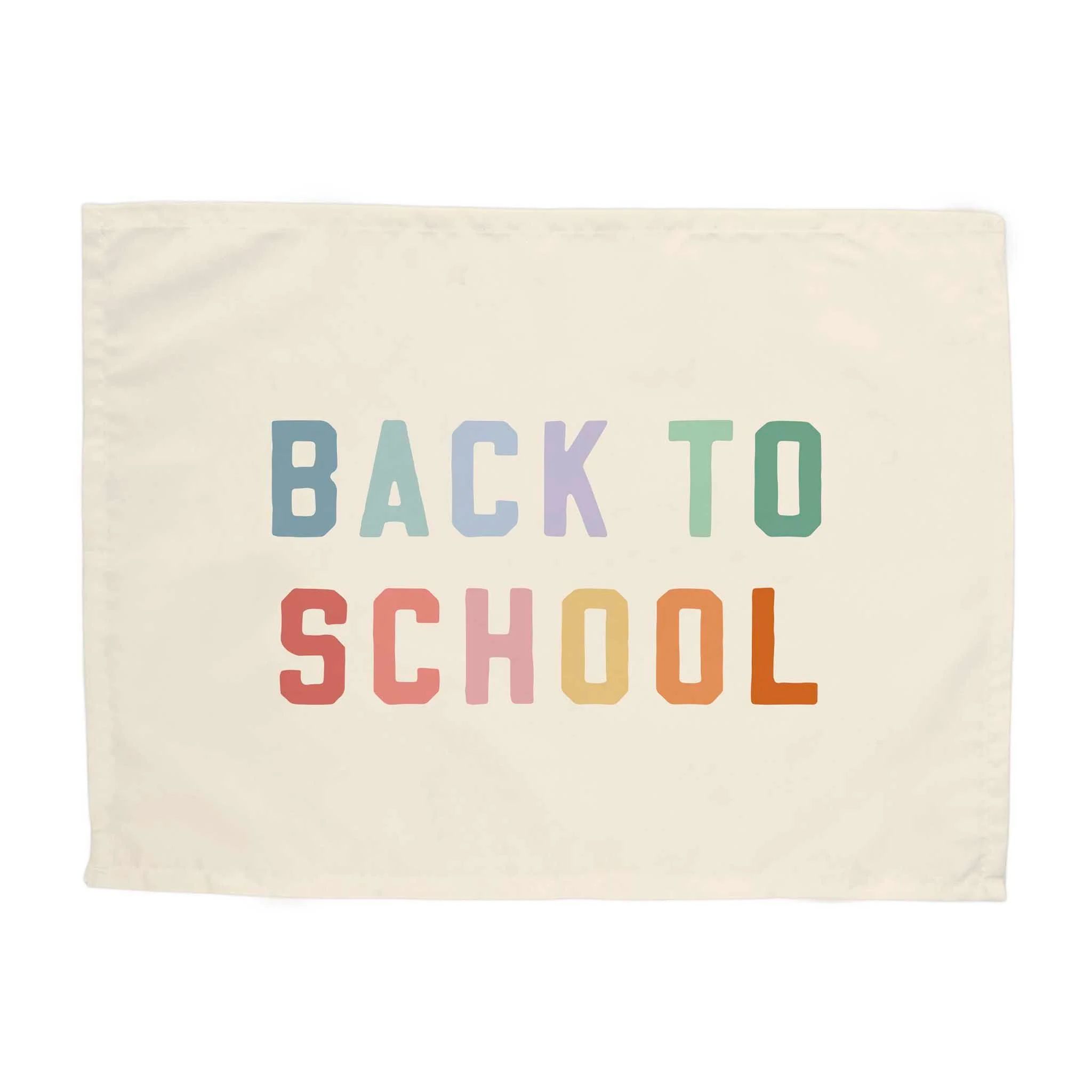 {Rainbow} Back To School Banner | Hunny Prints