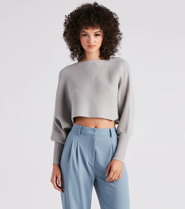 Keep Me Cozy Slouchy Knit Sweater | Windsor Stores