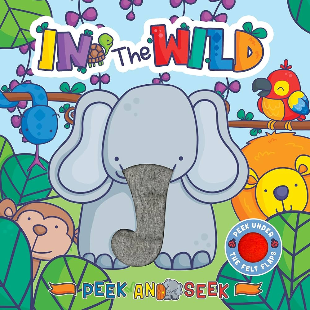 Little Hippo Books Peek and Seek - In the Wild - Children's Sensory Touch and Feel Board Book wit... | Amazon (US)