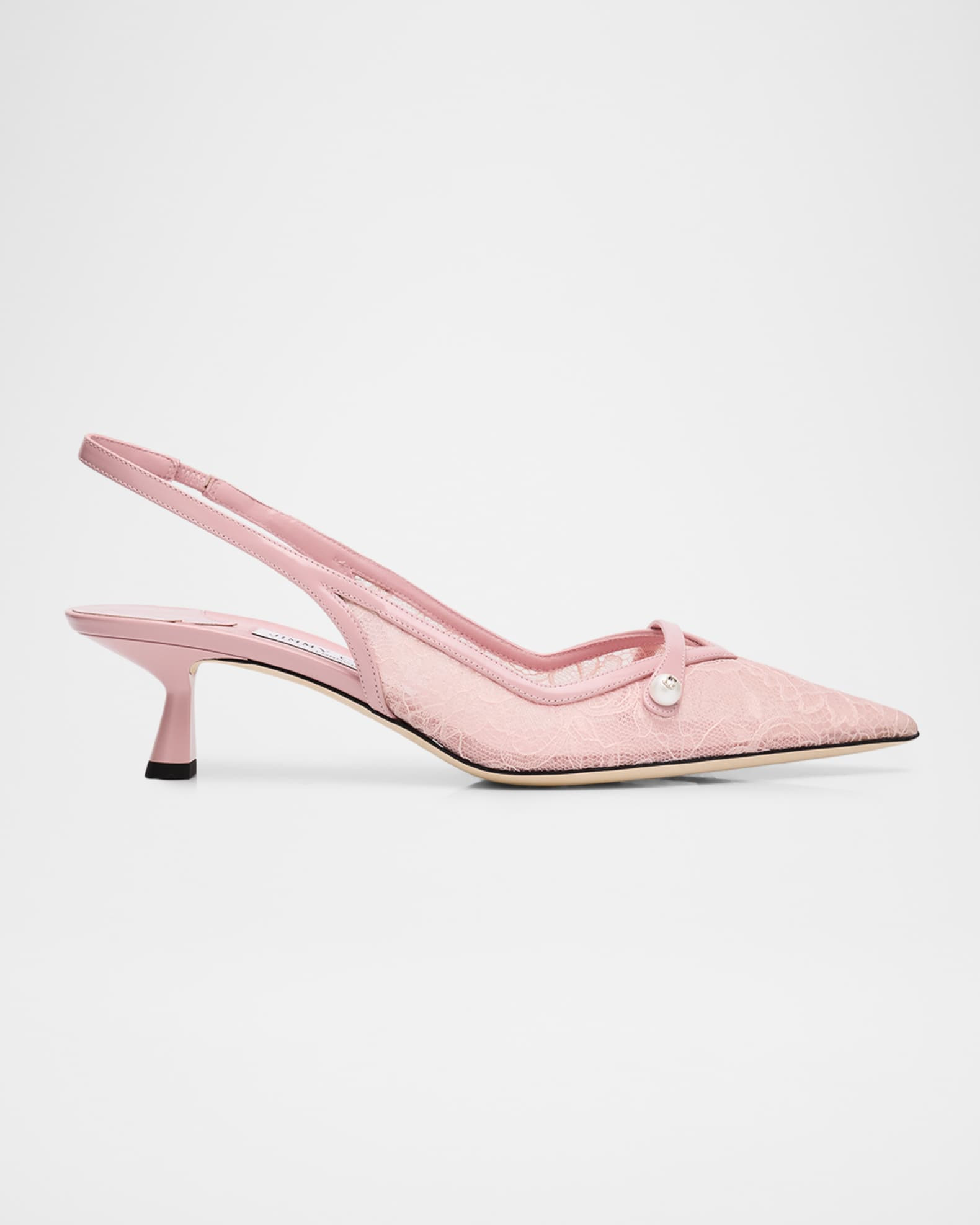 Amita 45 Lace Slingback Pumps | Neiman Marcus