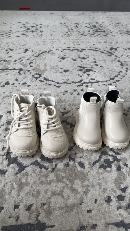 Toddler white boots 

#LTKkids #LTKbaby #LTKstyletip