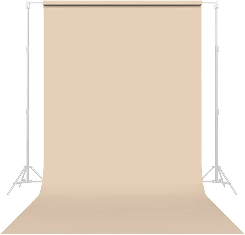 Savage Seamless Paper Photography Backdrop - Color #19 Egg Nog, Size 86 Inches Wide x 36 Feet Lon... | Amazon (US)