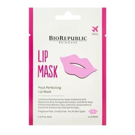 BioRepublic Skincare Lip Fix Lip Mask Sheet Mask 1ct | Walmart (US)