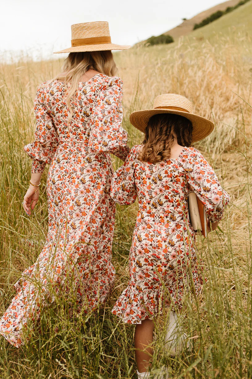 Maya Dress in Fall Floral | Ivy City Co