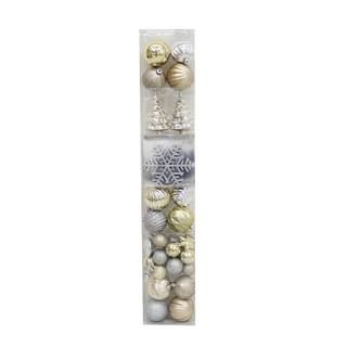 44ct. Metallic Shatterproof Mixed Ornaments by Ashland® | Michaels Stores