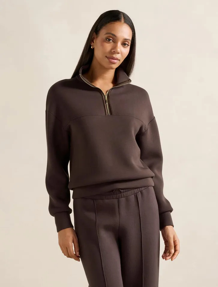 Lya Lounge Satin Trim Jumper | Forever New (AU)