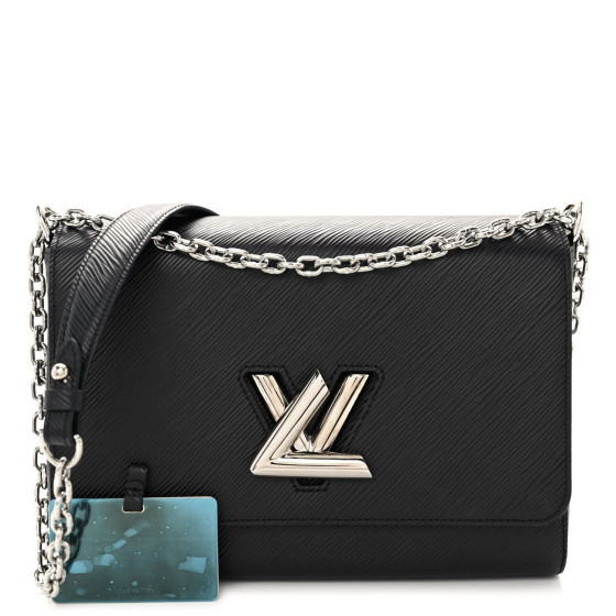 Epi Twist Shoulder Bag MM Black | FASHIONPHILE (US)