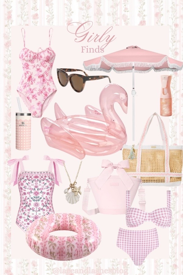 Girly summer finds for the beach or pool day! 🌴💗🌸 

#LTKSaleAlert #LTKSeasonal #LTKootd