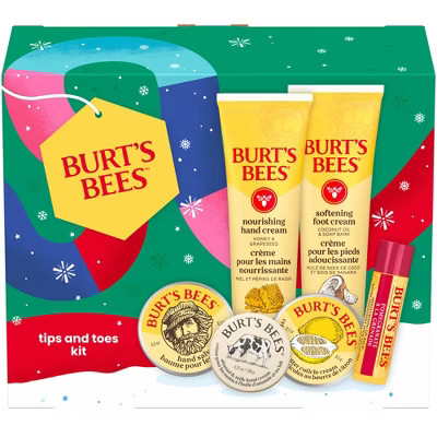 Burt's Bees Tips and Toes Holiday Stocking Stuffer Gift Set - 6pc | Target