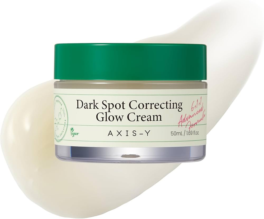 AXIS-Y Dark Spot Correcting Glow Cream with 2% Alpha-Arbutin, 5% Niacinamide & Ceramide | Brightening & Hydrating Face Moisturizer | Vegan & Cruelty-Free Korean Skin Care | 50ml / 1.69 fl. oz. | Amazon (US)
