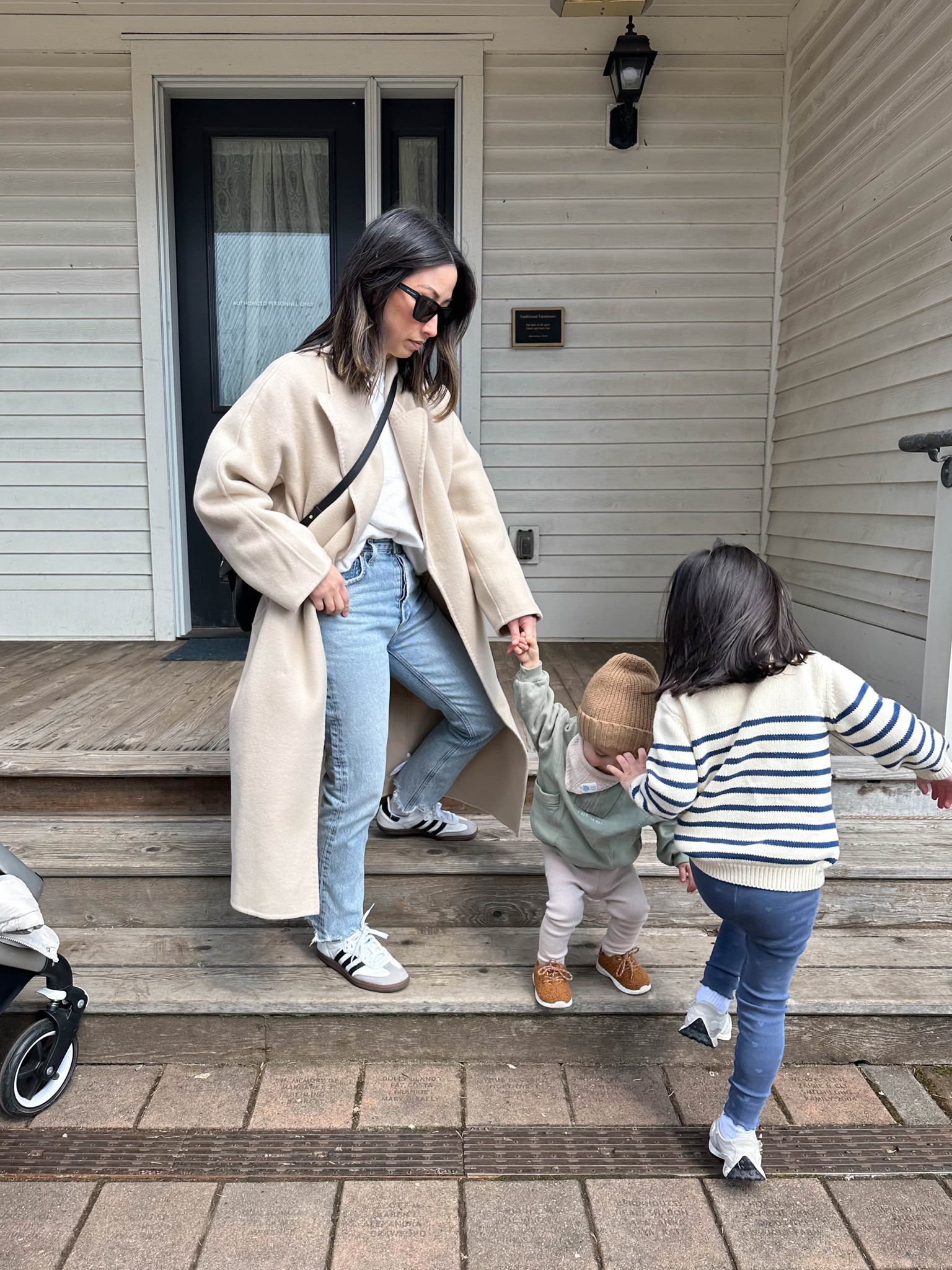 WIW to the zoo with the kids. Still very much cold here. 

Coat - Gentle Herd xs
Sweatshirt - Anine Bing xs (old)
Jeans - AGOLDE Riley 24
Sneakers - adidas Samba 4.5 men’s 
Bag - Polene. Can’t be linked 
Sunglasses - YSL 
Harper’s leggings and Cam’s leggings, sweatshirt are Zara. 
Cam’s beanie - H&m (old) 


#LTKfamily #LTKkids #LTKshoecrush