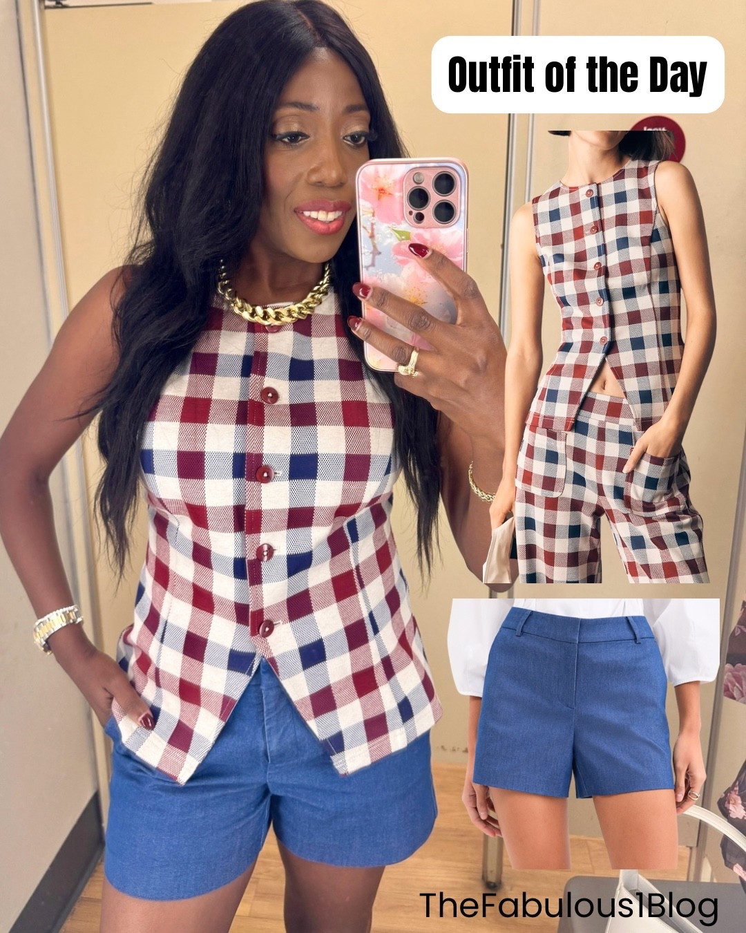 Outfit of the Day
Vest: TTS. Wearing small. 
Shorts: Runs slightly big. I sized down to a 4. Usually wear a 6. 

Summer Outfits, Fall Outfits, Pl

#LTKootd #LTKOver40 #LTKSaleAlert
