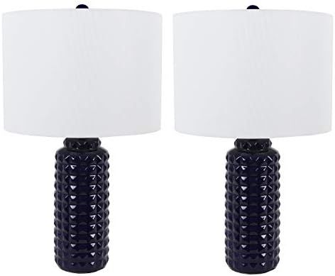 Decor Therapy MP1632 Pair of 24" 24 Inch Felix LED Table Lamps (Set of 2), Cobalt | Amazon (US)
