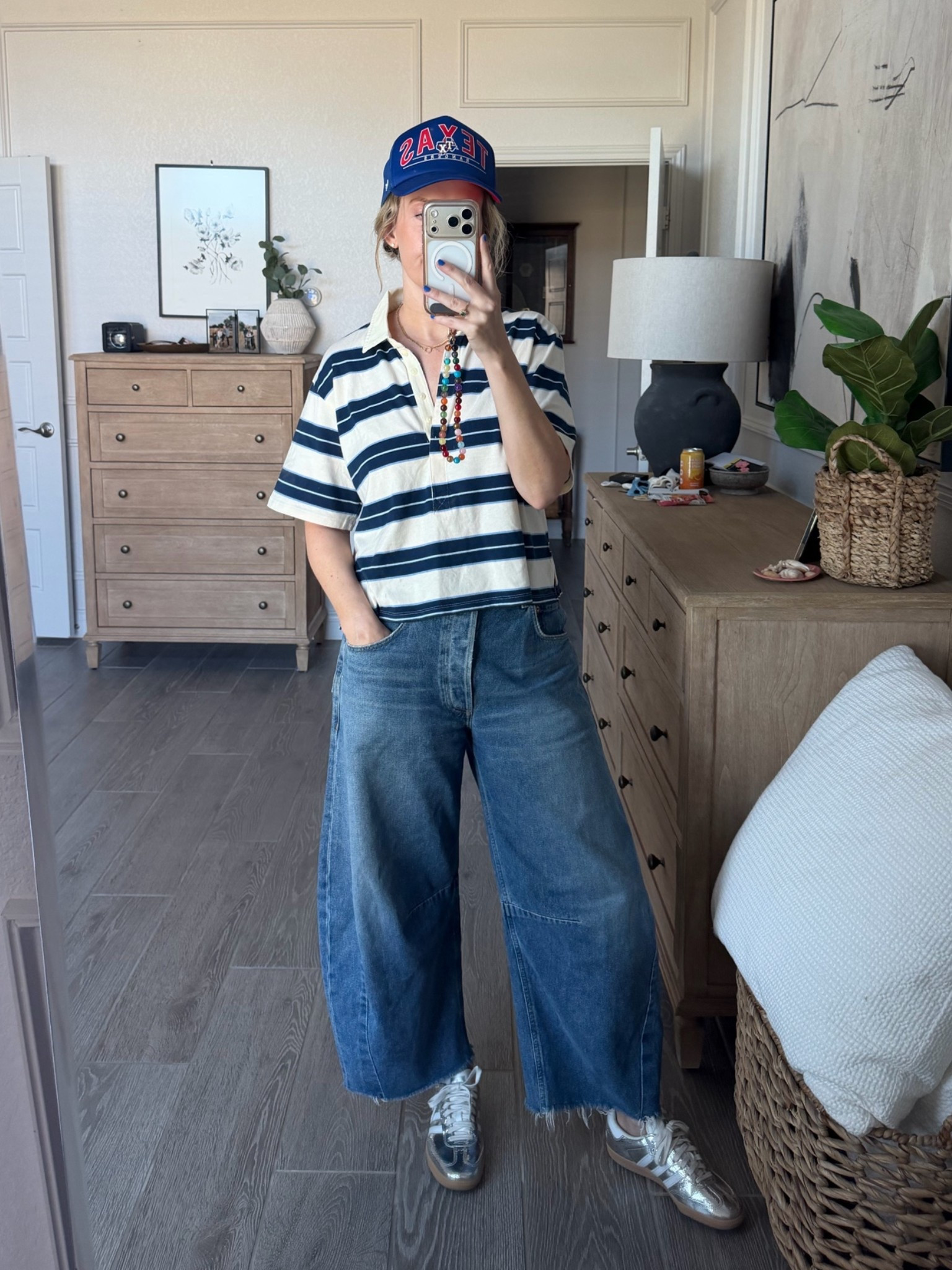 Wearing a medium in top