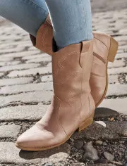 Teen Girls Darla Western Boot | The Children's Place  - PINK | The Children's Place