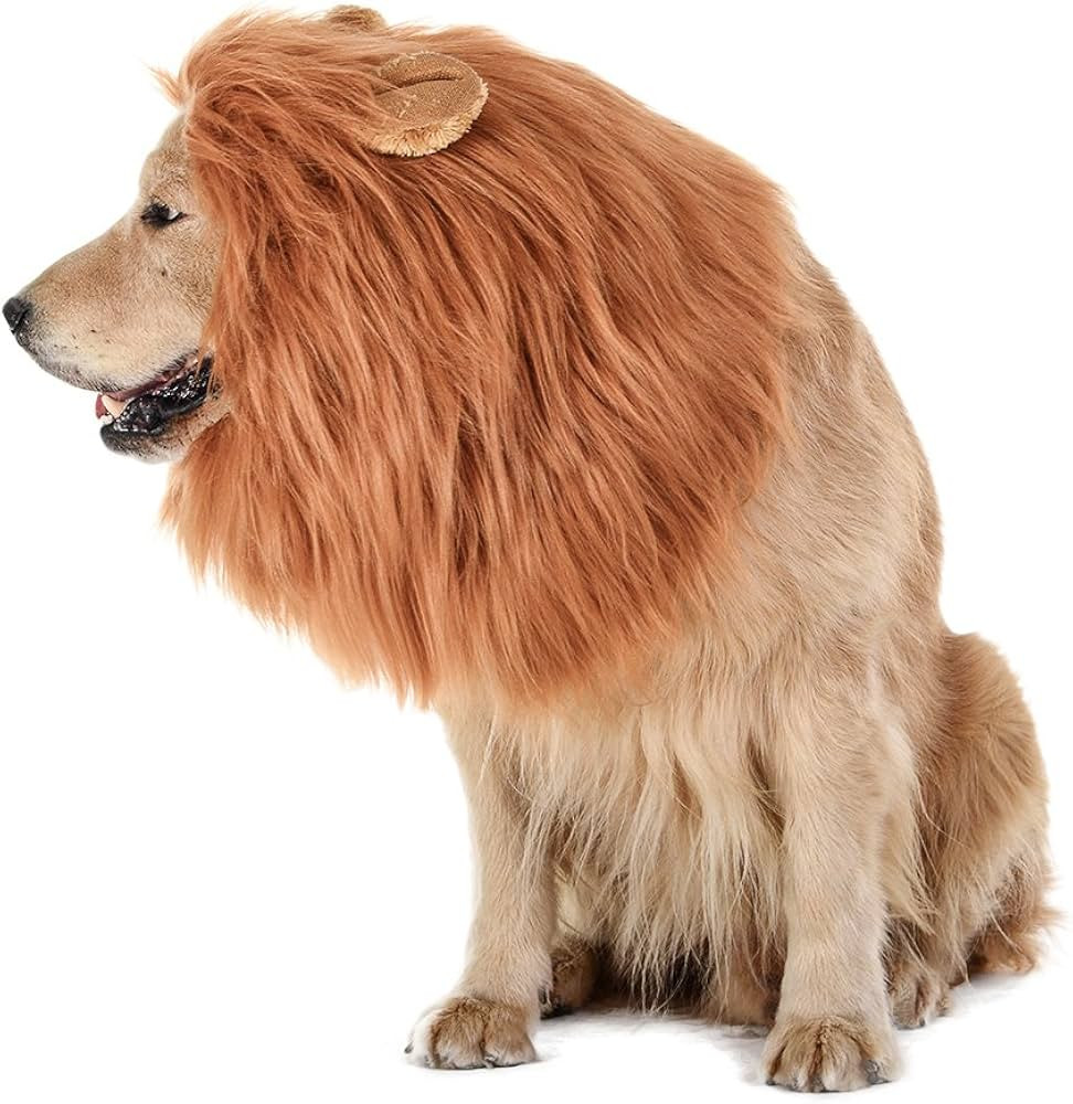TOMSENN® Realistic & Funny Lion Mane for Dog Complementary Lion Mane for Dog Costumes for Medium... | Amazon (US)