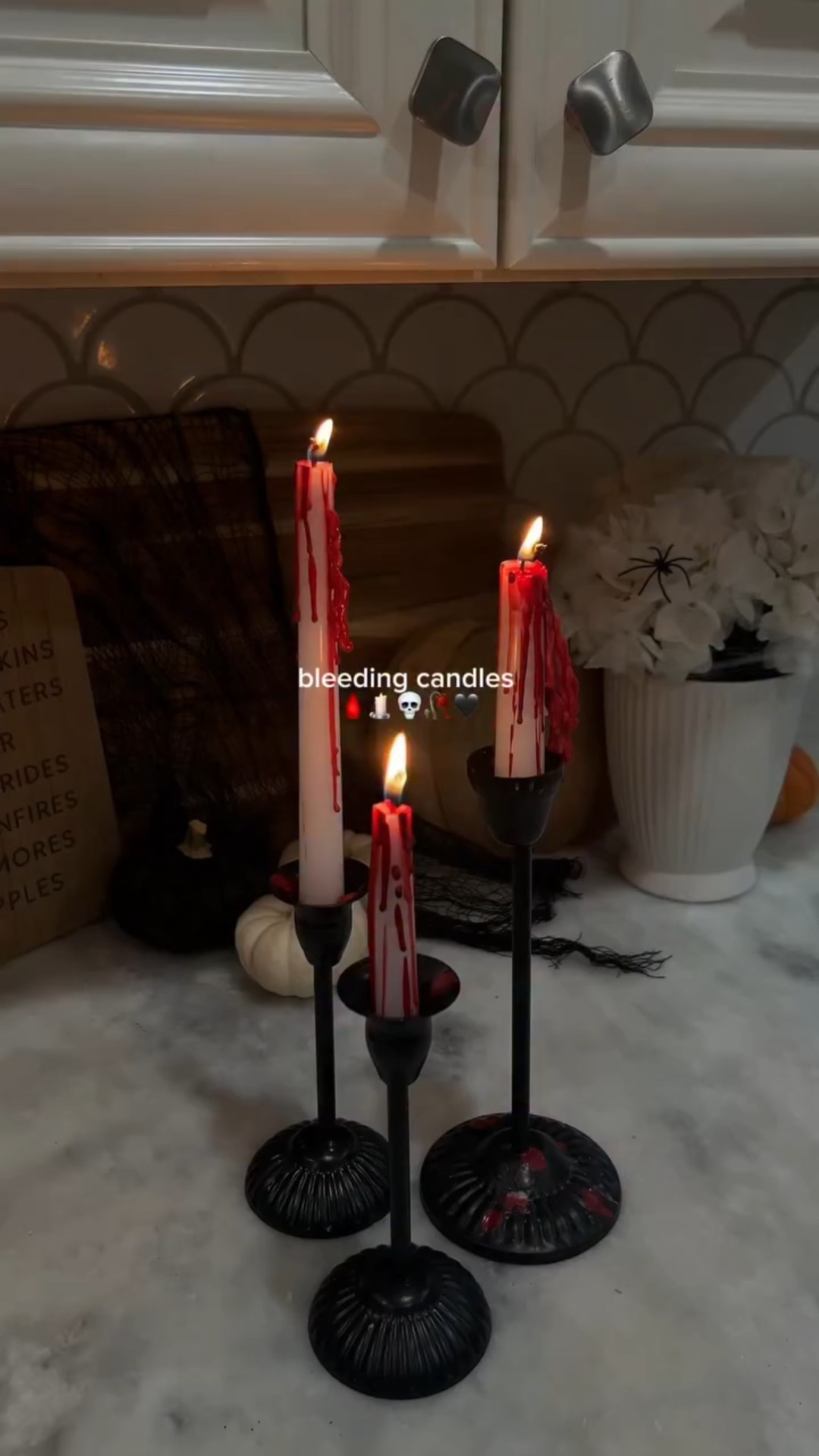 diy spooky bleeding candles 🕯️🩸
♡
♡
♡
#fallvibes #cozyathome #cozyvibes #spookyseason #spookyszn #fallseason #momlife #blackgirltiktok #fallbaking #fallaesthetic #autumnvibes #halloween #HalloweenDecor #BleedingCandles #SpookyTok #gothicdecor #darkdecor #momsofinstagram #sahm #fyp #bloodcandle #walmarthalloween #spooktober #hobbylobby #walmart #cozyathome #cozyvibes #momsofinstagram #sahm #fyp #cozytom #kitchendecor #homedecor