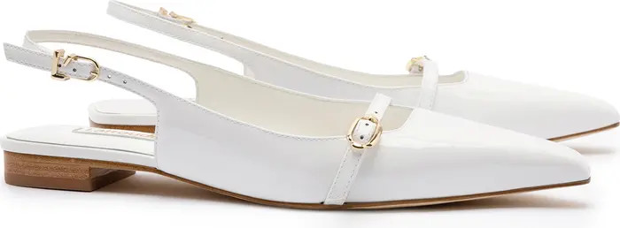 Larroudé Ines Slingback Flat (Women) | Nordstrom | Nordstrom