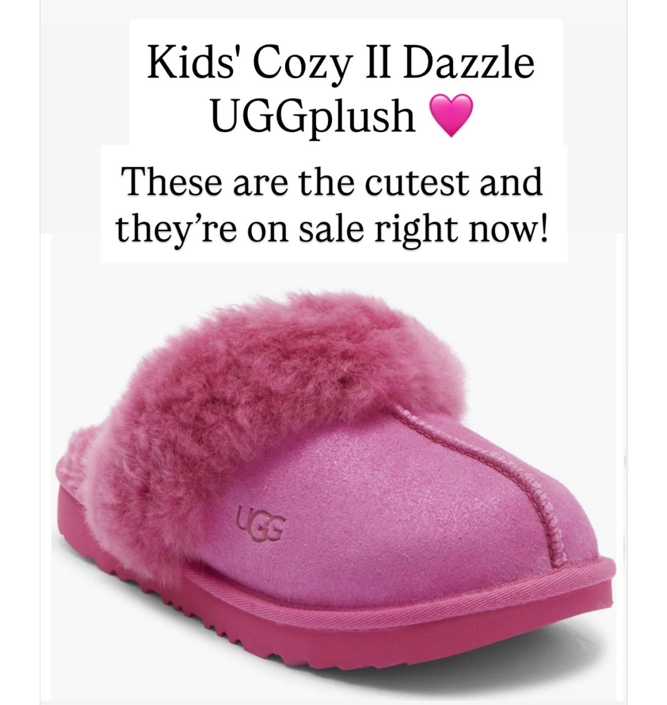 UGG KIDS PLUSH SLIPPERS

#LTKKids #LTKPetite