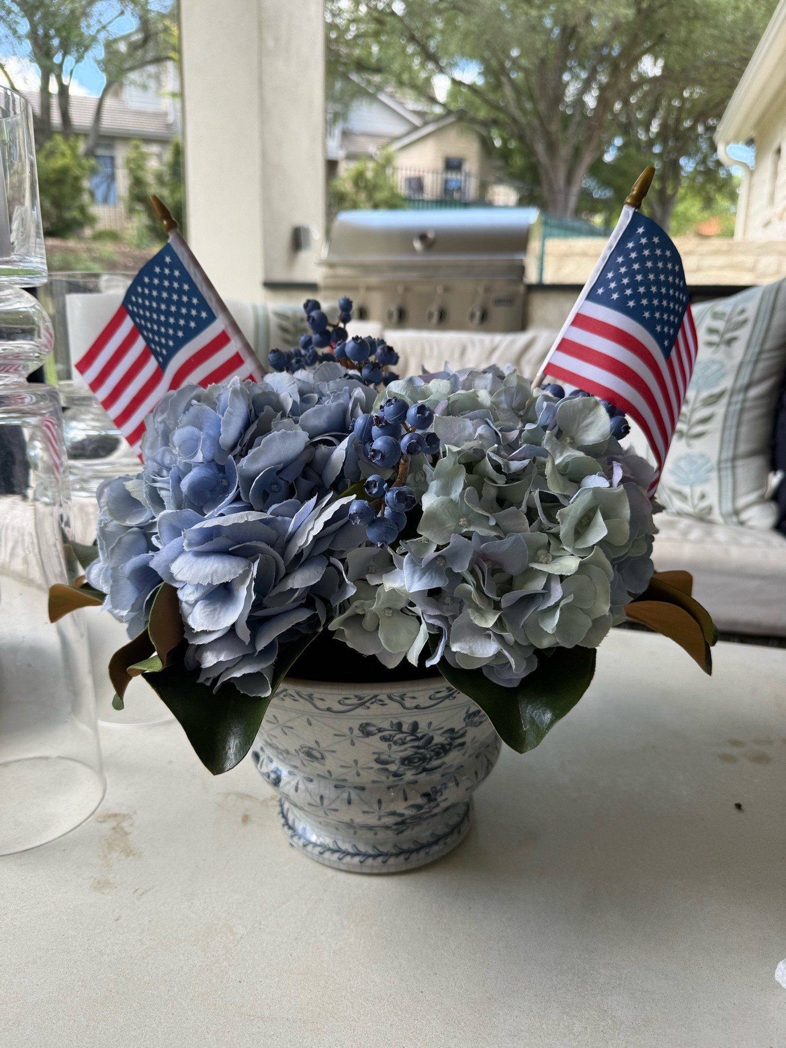 Christina is getting Memorial Day ready with this easy, quick to ship upgrade! Small American Flags add the perfect reminder of all who have served.

#LTKHome
