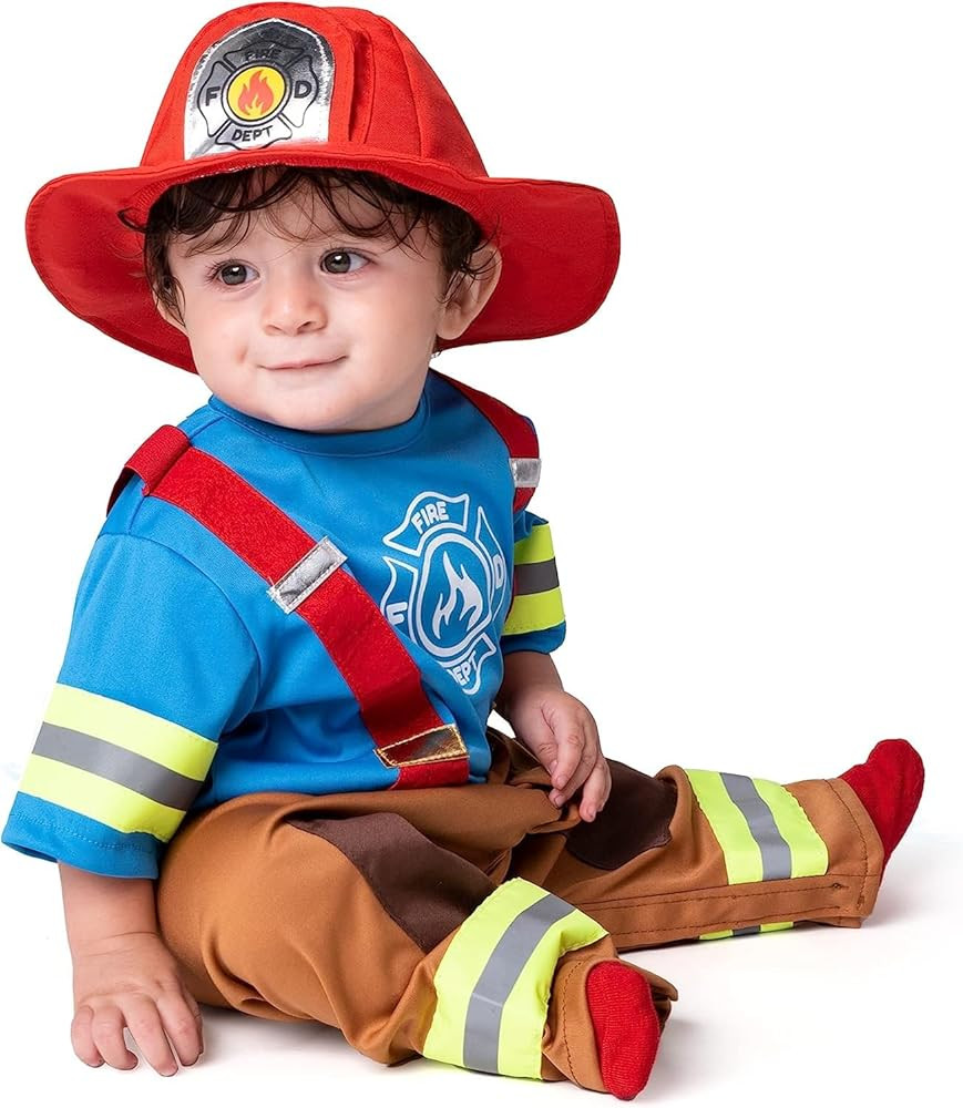 Spooktacular Creations Halloween Toddler Firefighter Costume, Baby Fireman Costume for Infants Bo... | Amazon (US)