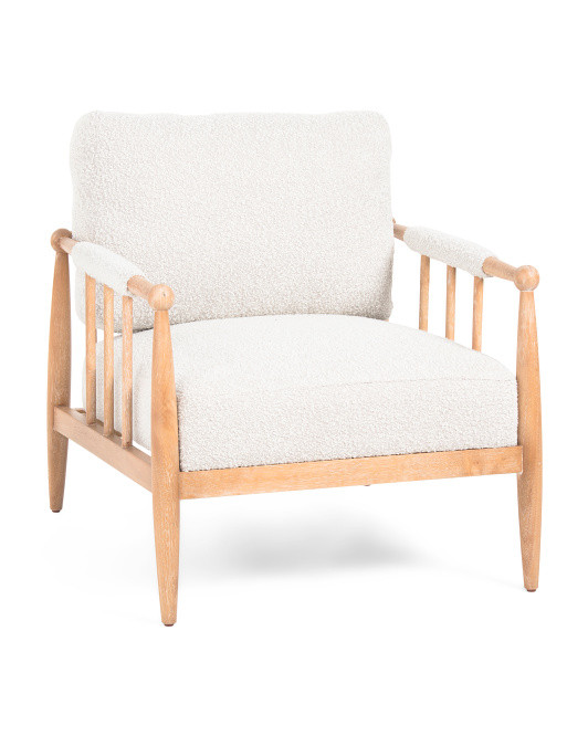 30x31 Valerie Accent Chair With Solid Wood Frame | TJ Maxx