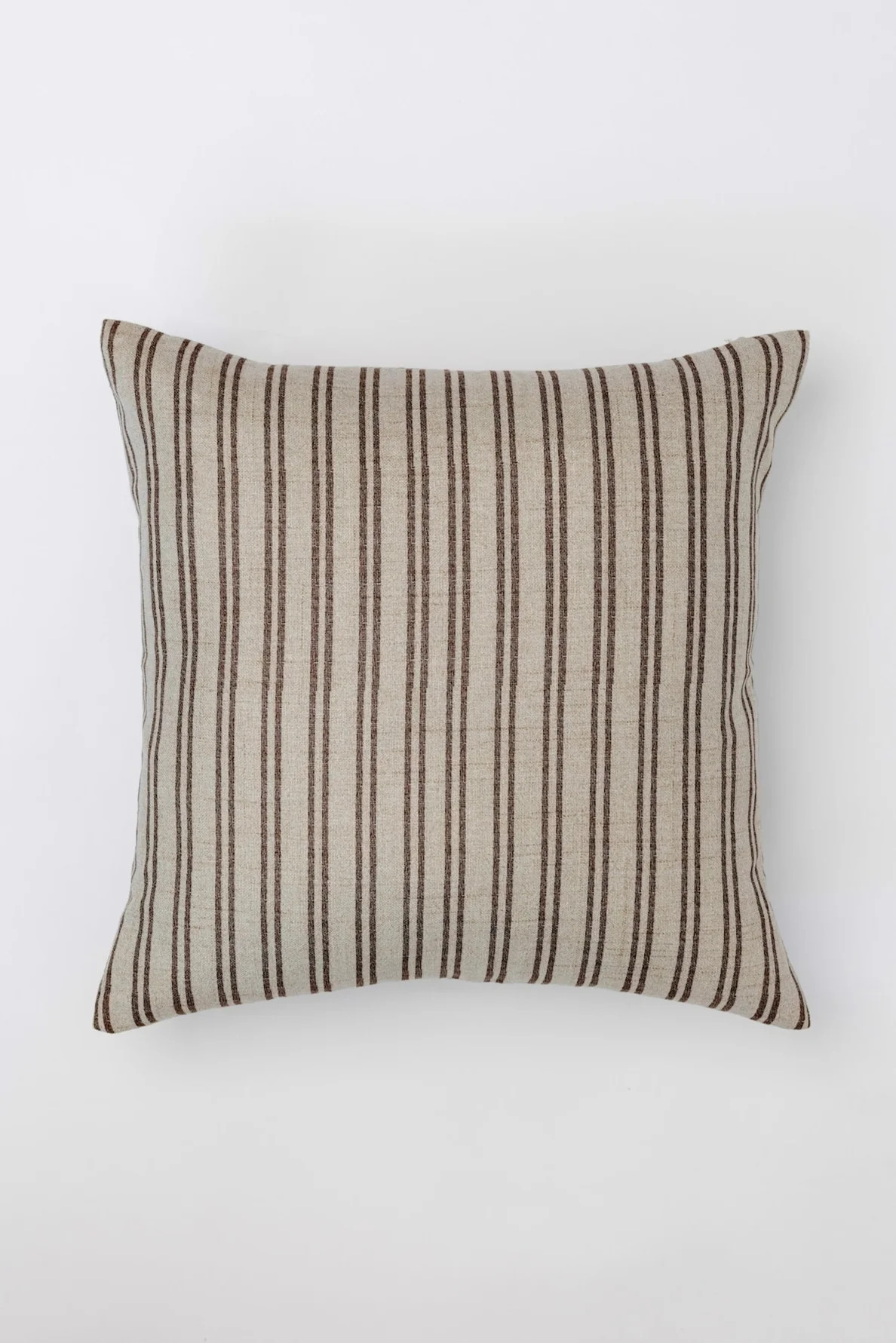 Hexley Striped Pillow - Brown - 18"x18" | THELIFESTYLEDCO