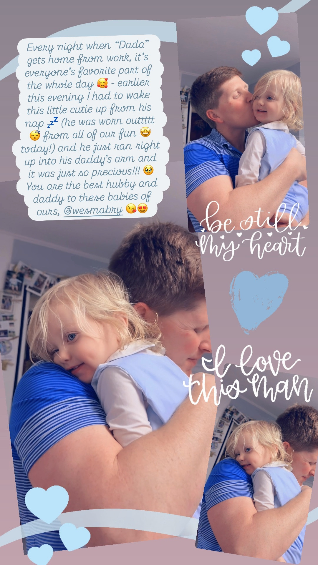 Every night when “Dada” gets home from work, it’s everyone’s favorite part of the whole day 🥰 - earlier this evening I had to wake this little cutie up from his nap 💤 (he was worn outtttt 😴 from all of our fun 🤩 today!) and he just ran right up into his daddy’s arm and it was just so precious!!! 🥹 You are the best hubby and daddy to these babies of ours, @wesmabry 😘😍