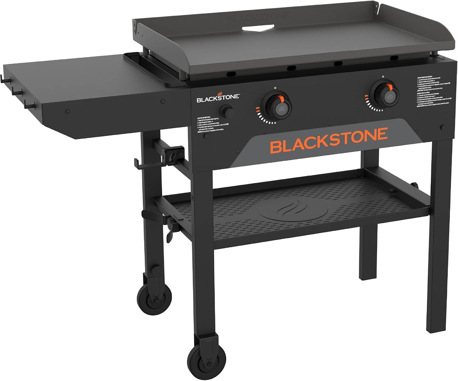 Blackstone 28 Inch Original Omnivore Griddle 2206, Blackstone 2 Burner Griddle Outdoor Flat Top Grill, Propane Portable Gas Grill | Amazon (US)