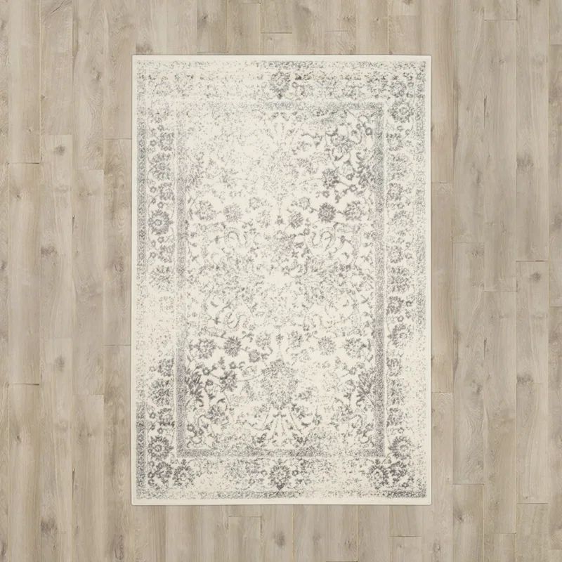 Aiken Oriental Ivory Area Rug | Wayfair North America