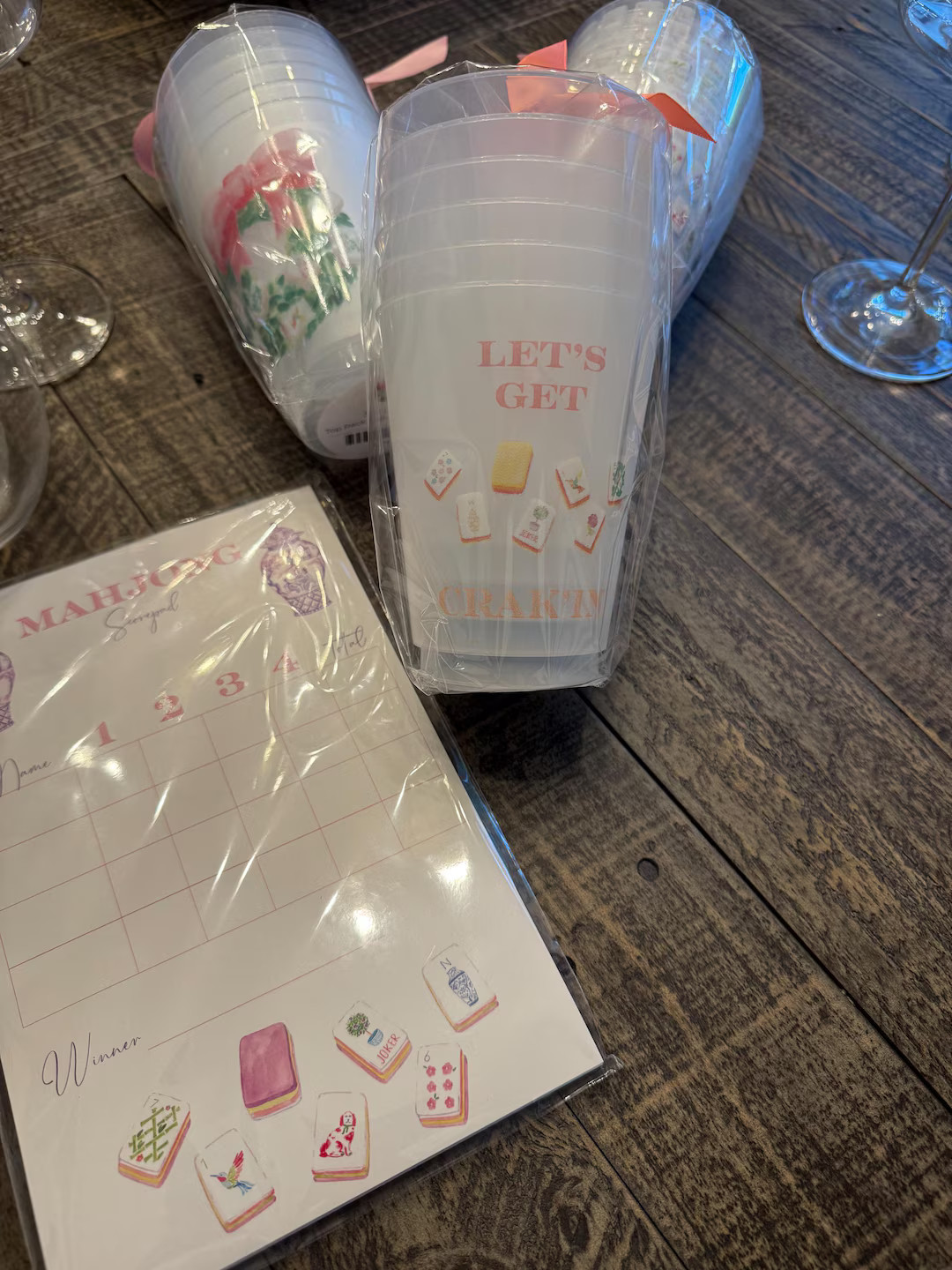 Mahjong Scorecard Pad | Etsy (US)