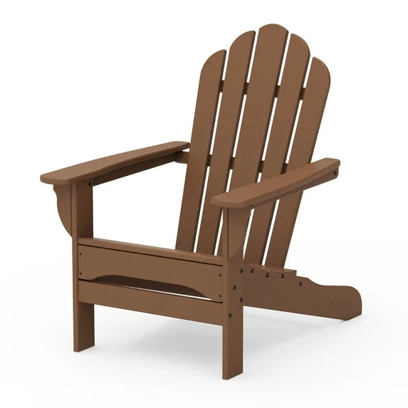 Better Homes & Gardens by POLYWOOD Southlake Outdoor Flowerback Adirondack Chair, All-Weather HDP... | Walmart (US)